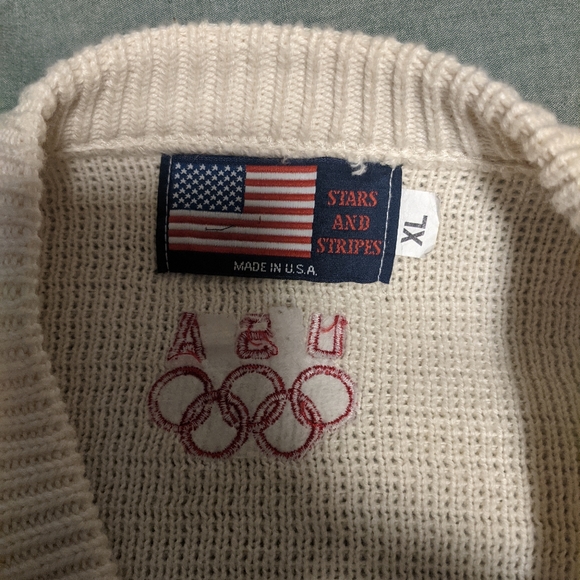 Vintage USA Olympics Men's Sweater - Picture 2 of 6